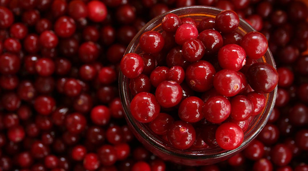 cranberry juice against pigment spots